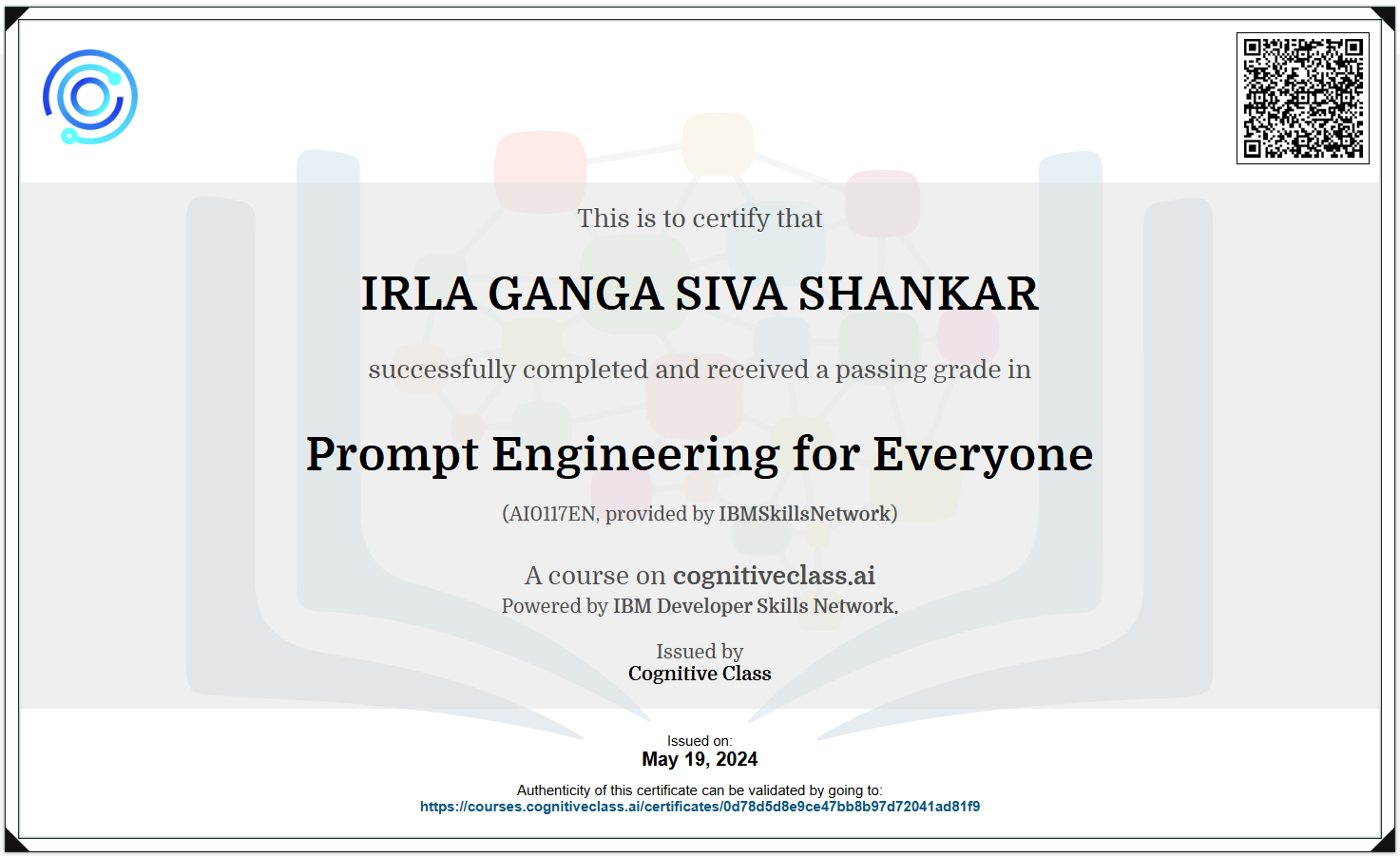 Prompt Engineering Certificate