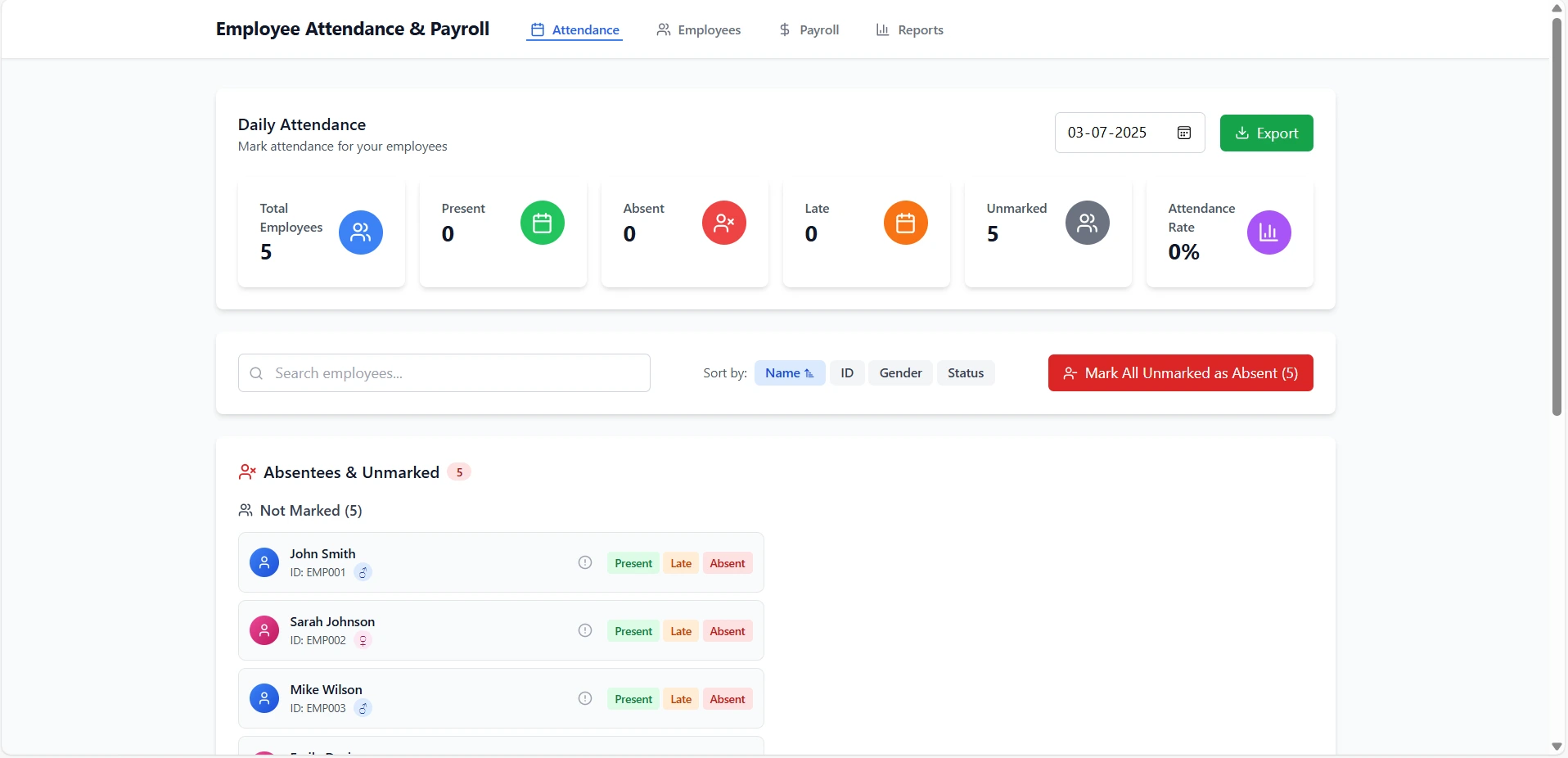 Employee Payroll Banner